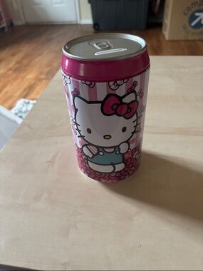Hello Kitty Pink and White Can Money Bank